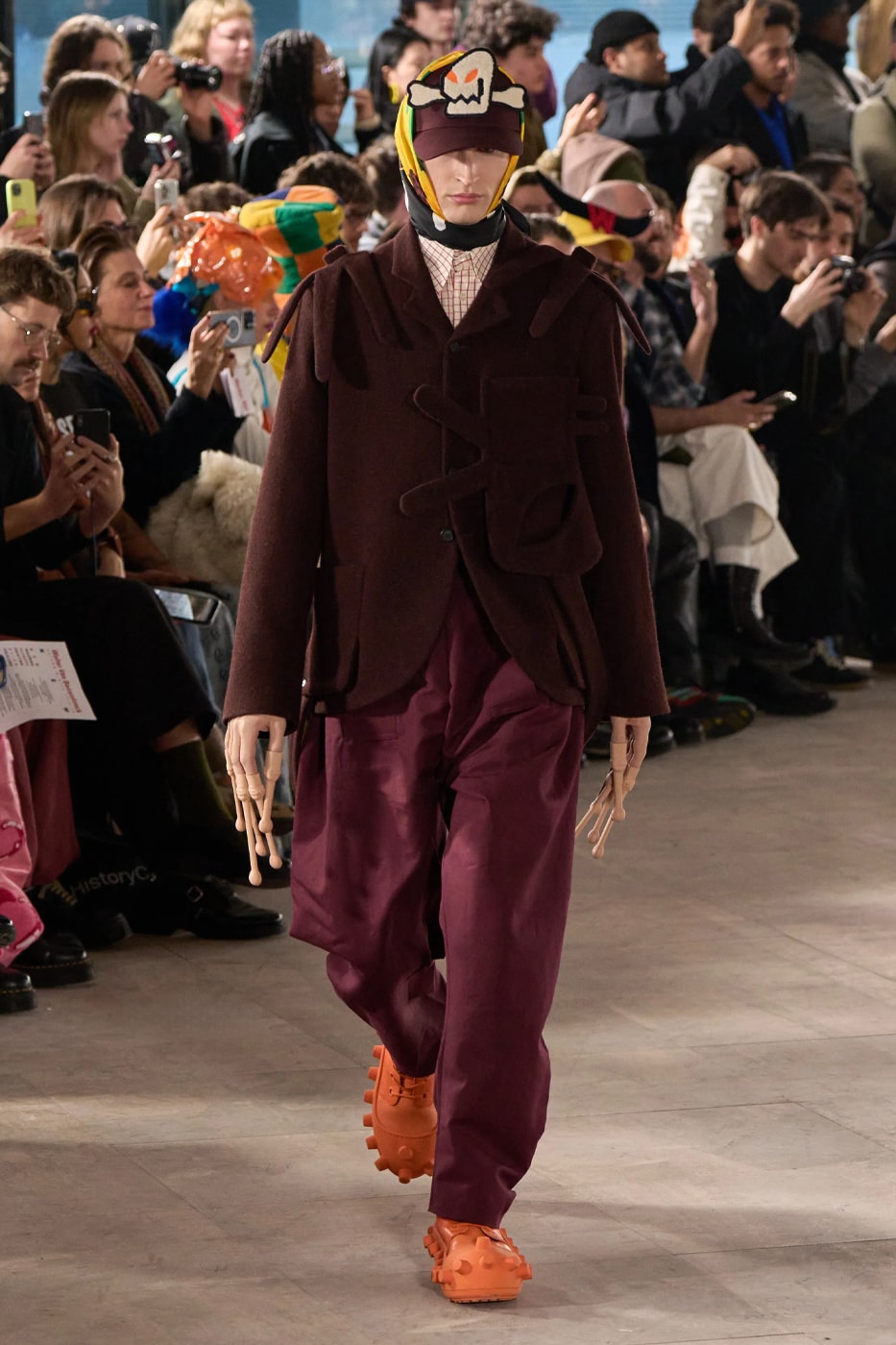 Walter Van Beirendonck FW25 Paris Fashion Week aliens come in peace tailoring future world 
