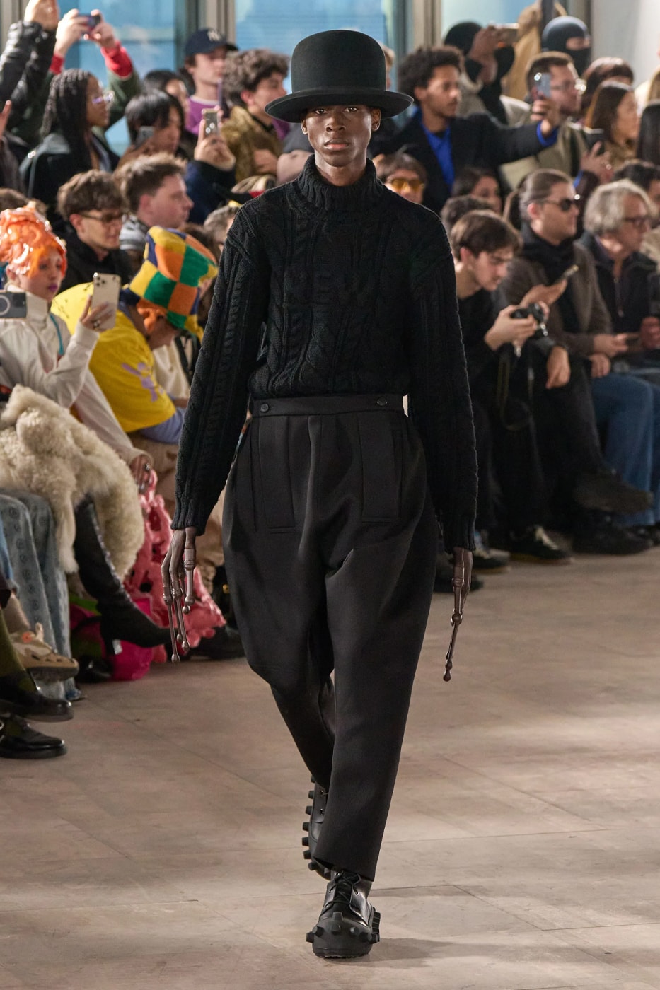 Walter Van Beirendonck FW25 Paris Fashion Week aliens come in peace tailoring future world 