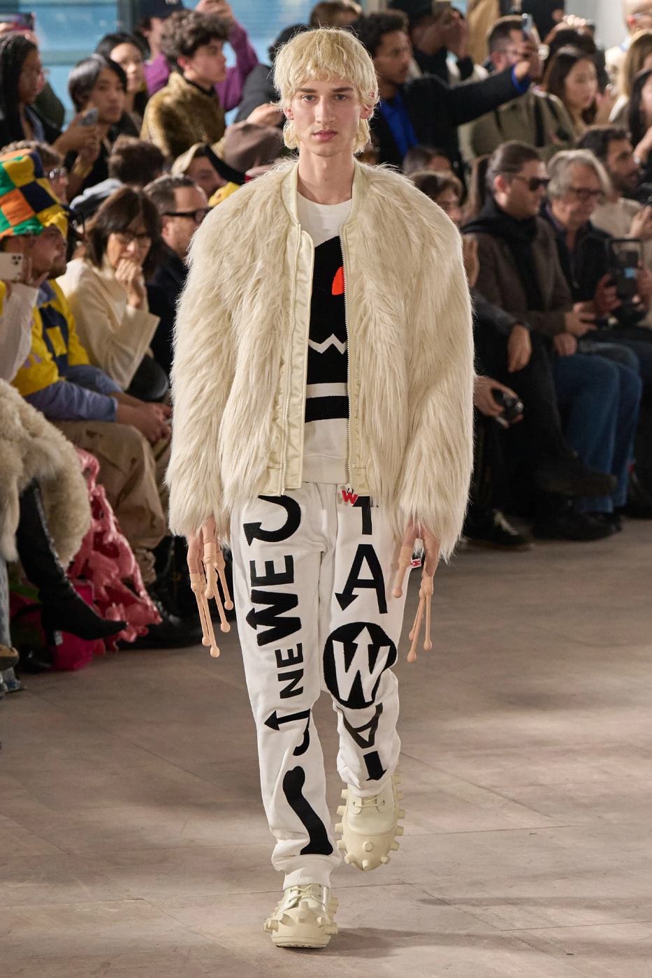 Walter Van Beirendonck FW25 Paris Fashion Week aliens come in peace tailoring future world 