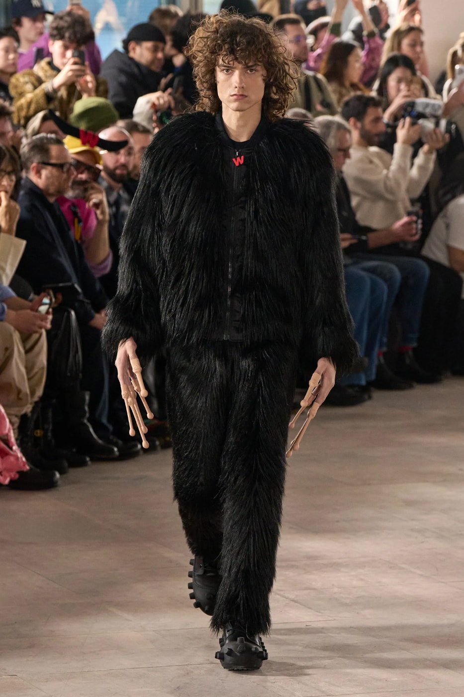 Walter Van Beirendonck FW25 Paris Fashion Week aliens come in peace tailoring future world 