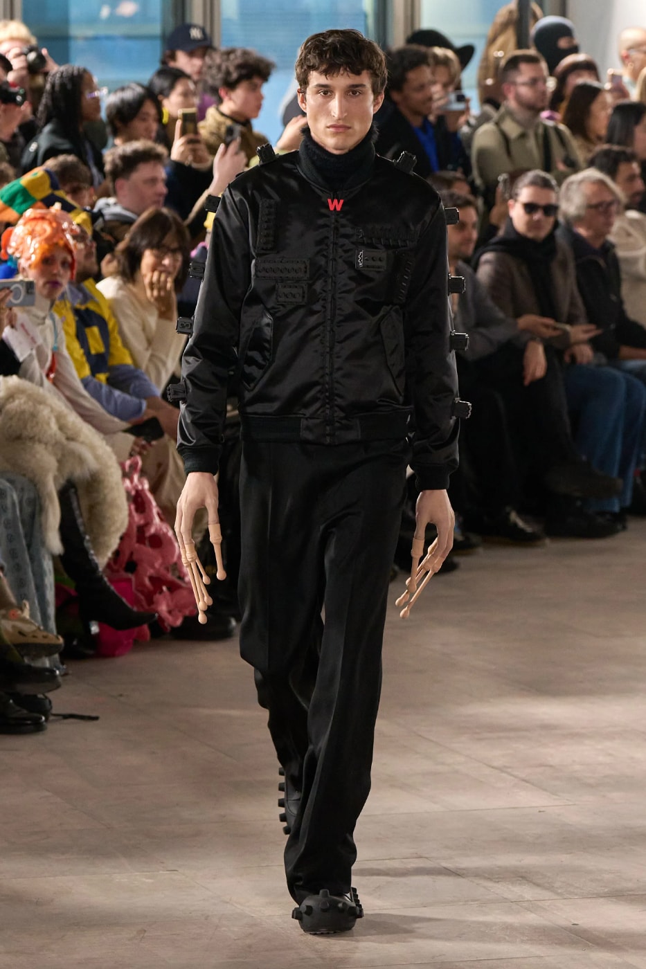 Walter Van Beirendonck FW25 Paris Fashion Week aliens come in peace tailoring future world 