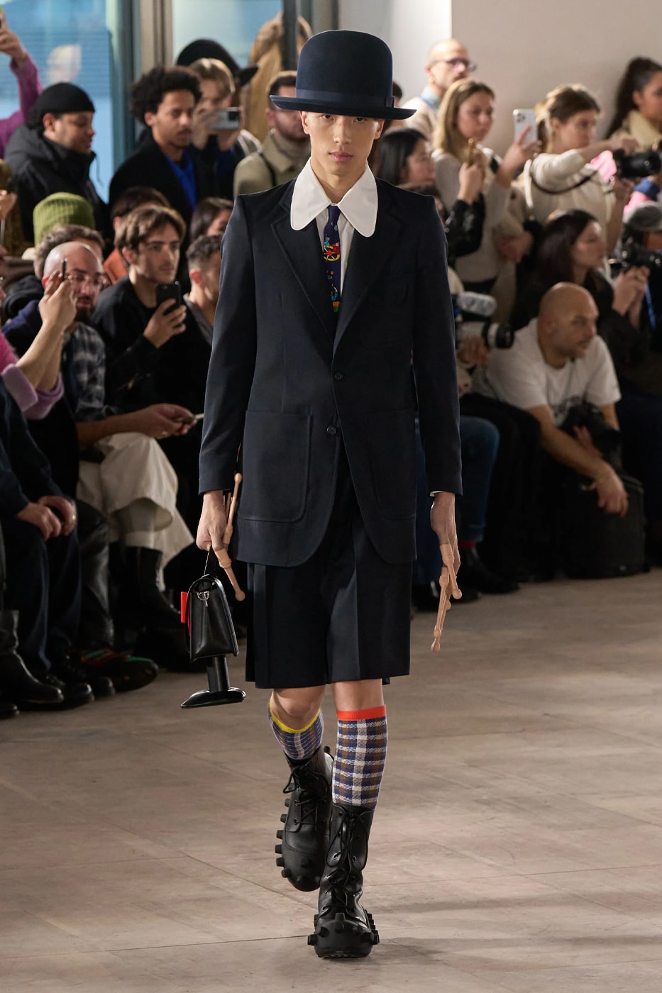 Walter Van Beirendonck FW25 Paris Fashion Week aliens come in peace tailoring future world 