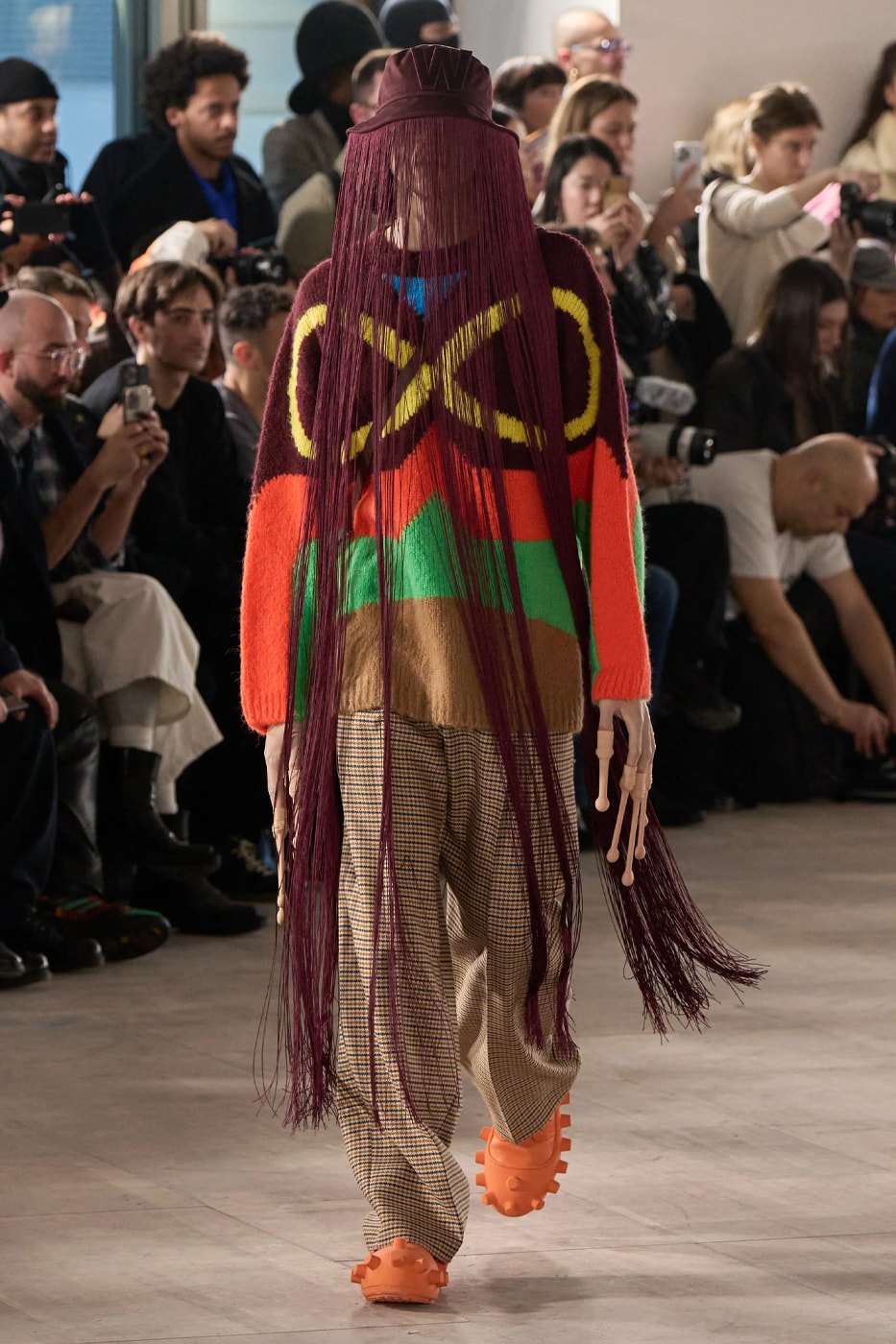 Walter Van Beirendonck FW25 Paris Fashion Week aliens come in peace tailoring future world 