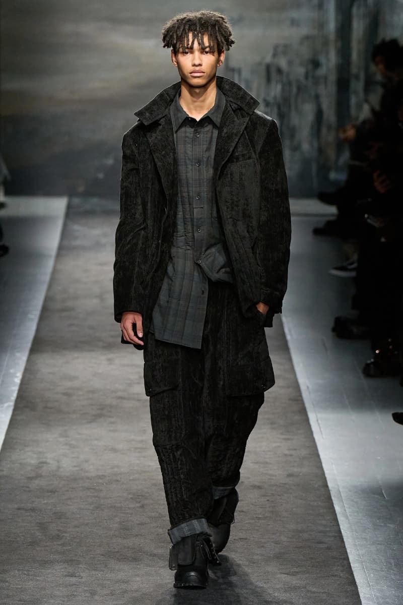 Yohji Yamamoto FW25 Paris Fashion Week Collection puffer jackets padded weather ready