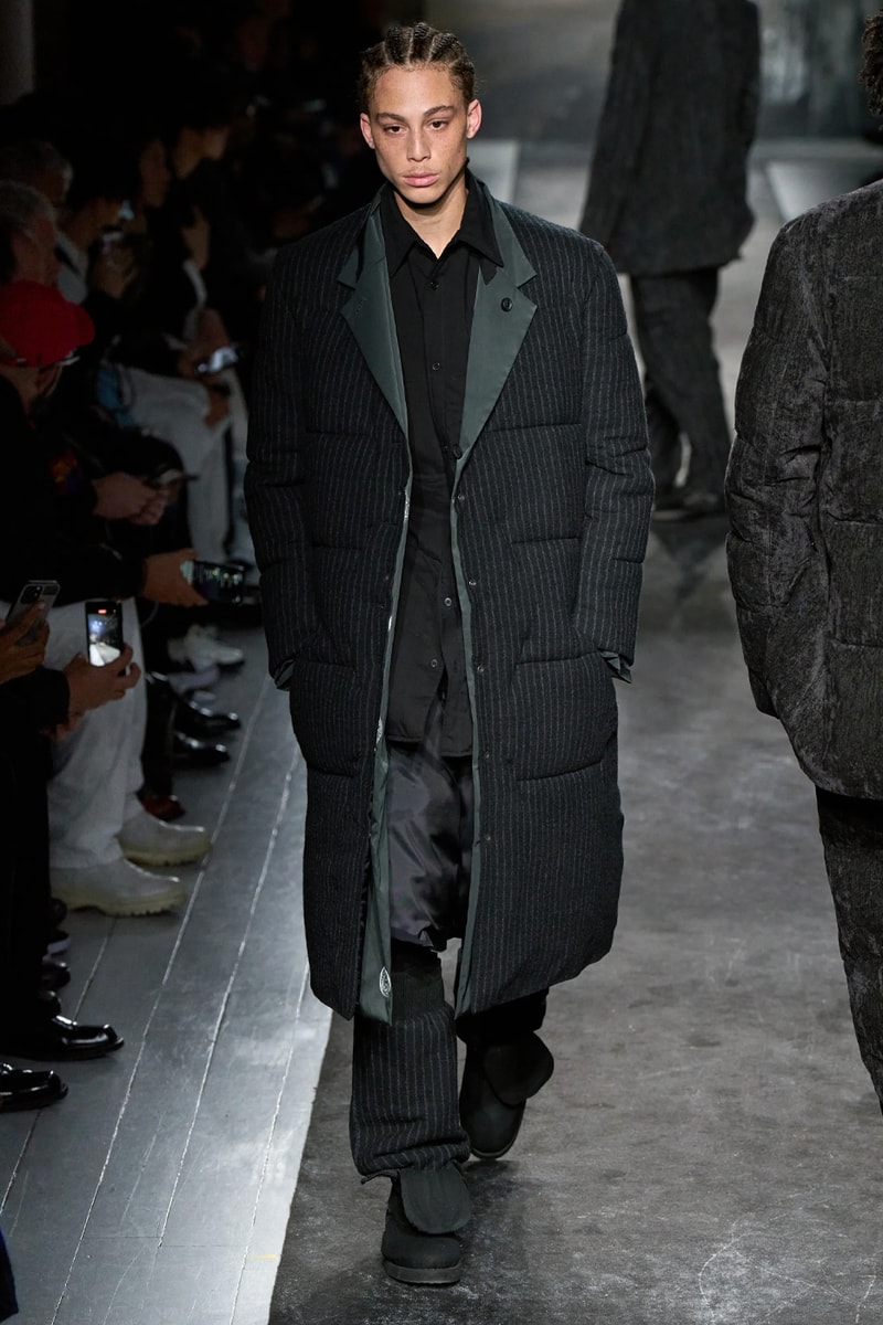 Yohji Yamamoto FW25 Paris Fashion Week Collection puffer jackets padded weather ready