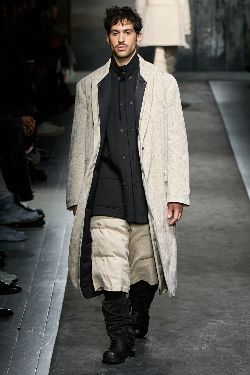 Yohji Yamamoto FW25 Paris Fashion Week Collection puffer jackets padded weather ready