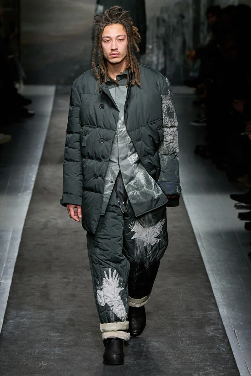 Yohji Yamamoto FW25 Paris Fashion Week Collection puffer jackets padded weather ready