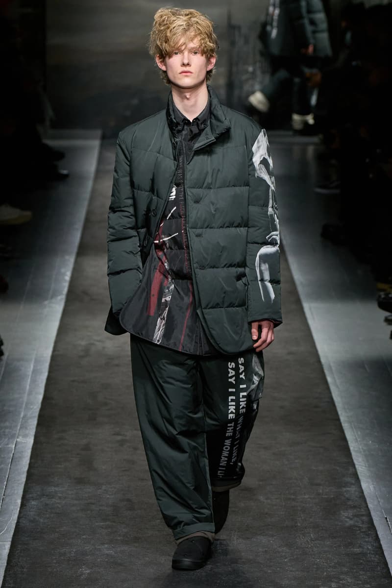 Yohji Yamamoto FW25 Paris Fashion Week Collection puffer jackets padded weather ready