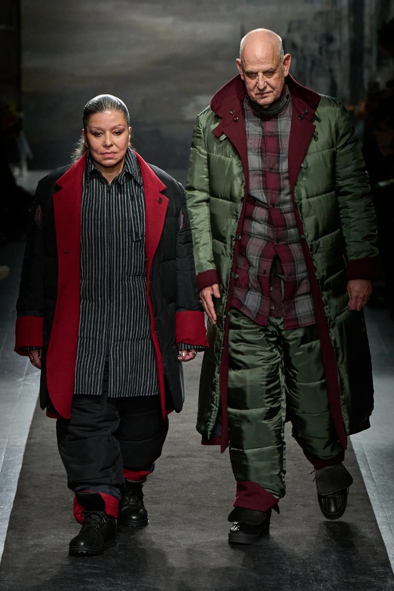 Yohji Yamamoto FW25 Paris Fashion Week Collection puffer jackets padded weather ready