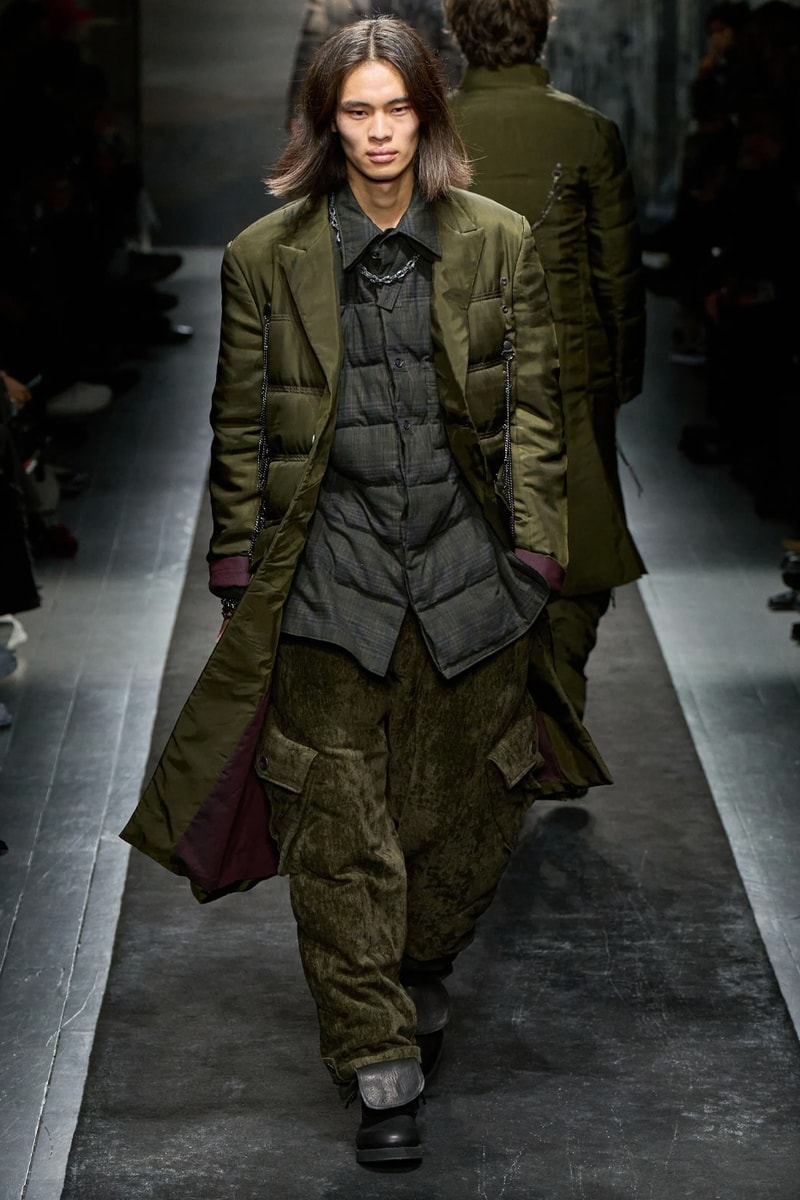 Yohji Yamamoto FW25 Paris Fashion Week Collection puffer jackets padded weather ready