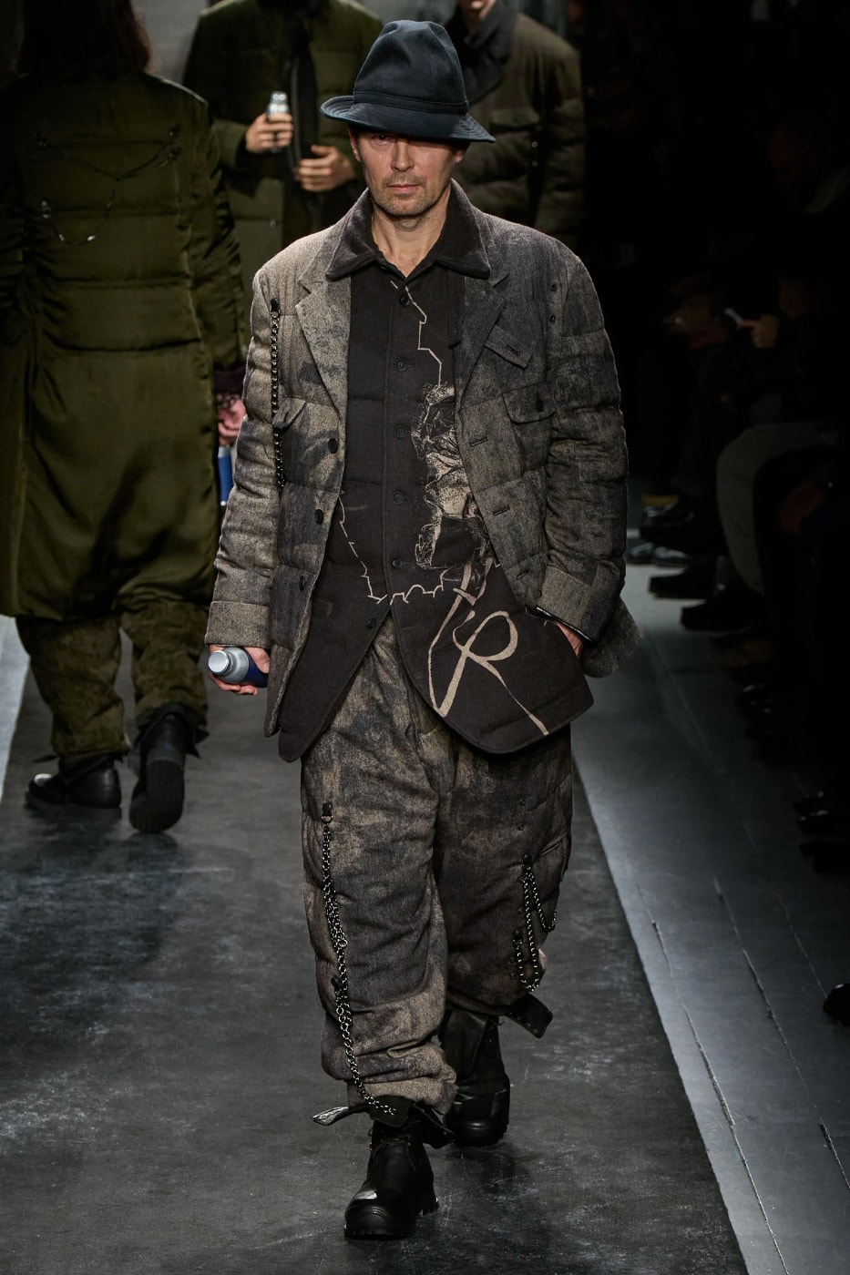 Yohji Yamamoto FW25 Paris Fashion Week Collection puffer jackets padded weather ready