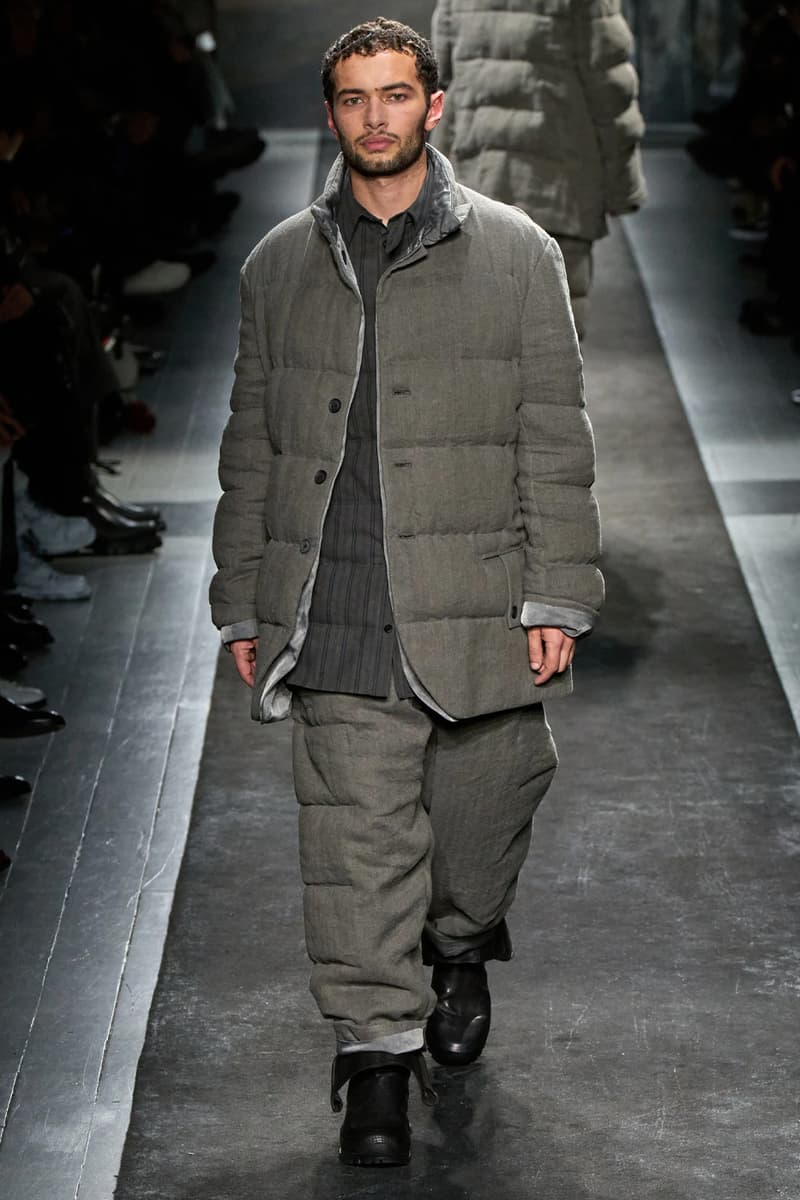 Yohji Yamamoto FW25 Paris Fashion Week Collection puffer jackets padded weather ready