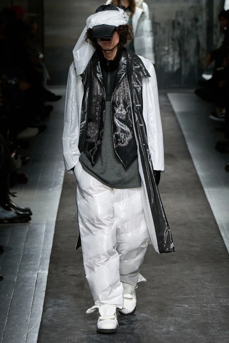 Yohji Yamamoto FW25 Paris Fashion Week Collection puffer jackets padded weather ready