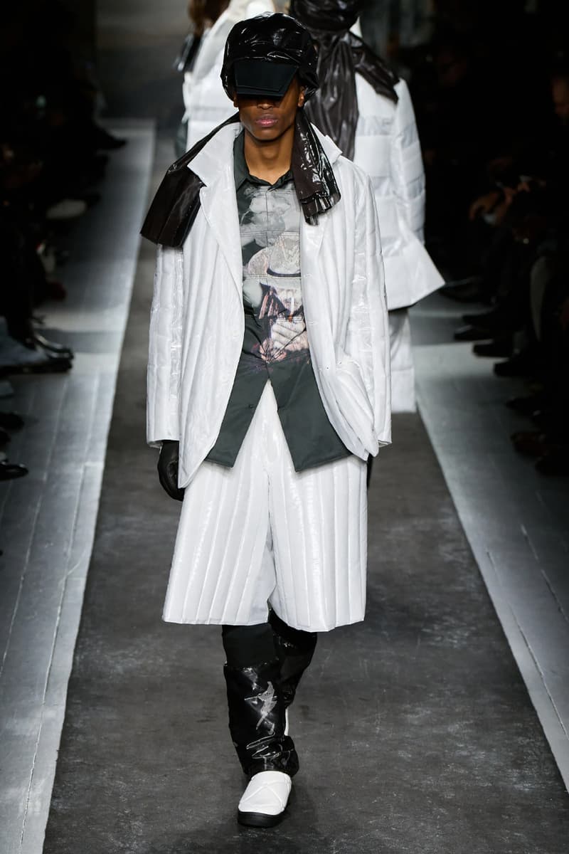 Yohji Yamamoto FW25 Paris Fashion Week Collection puffer jackets padded weather ready