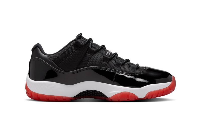 air michael jordan brand 11 low bred black white red 2025 official release date info photos price store list buying guide fv5104 006
