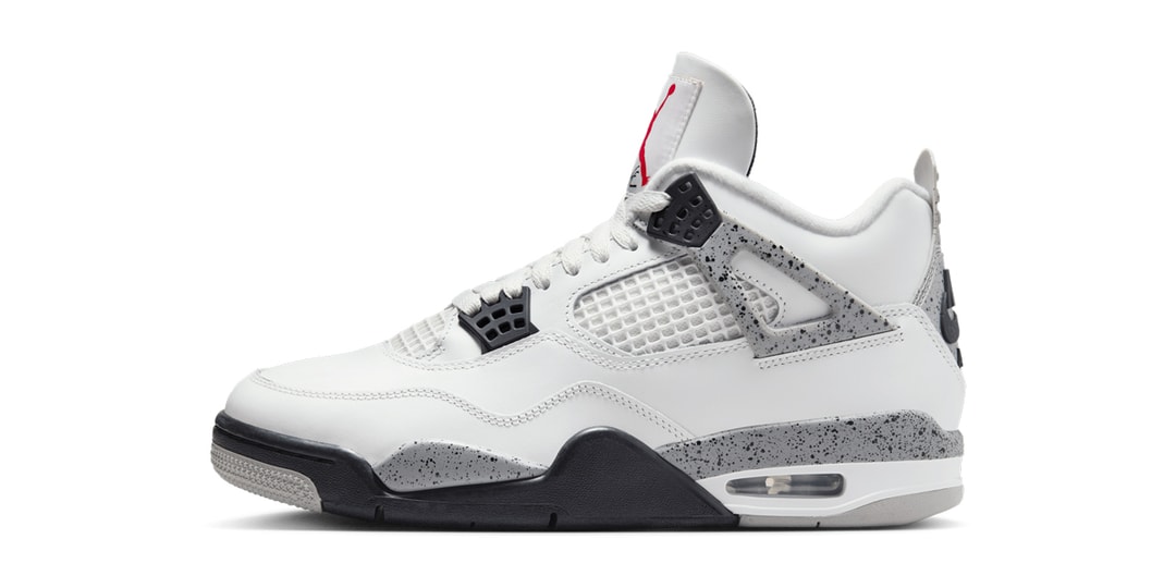 Official Images of This Year's Air Jordan 4 "White Cement"