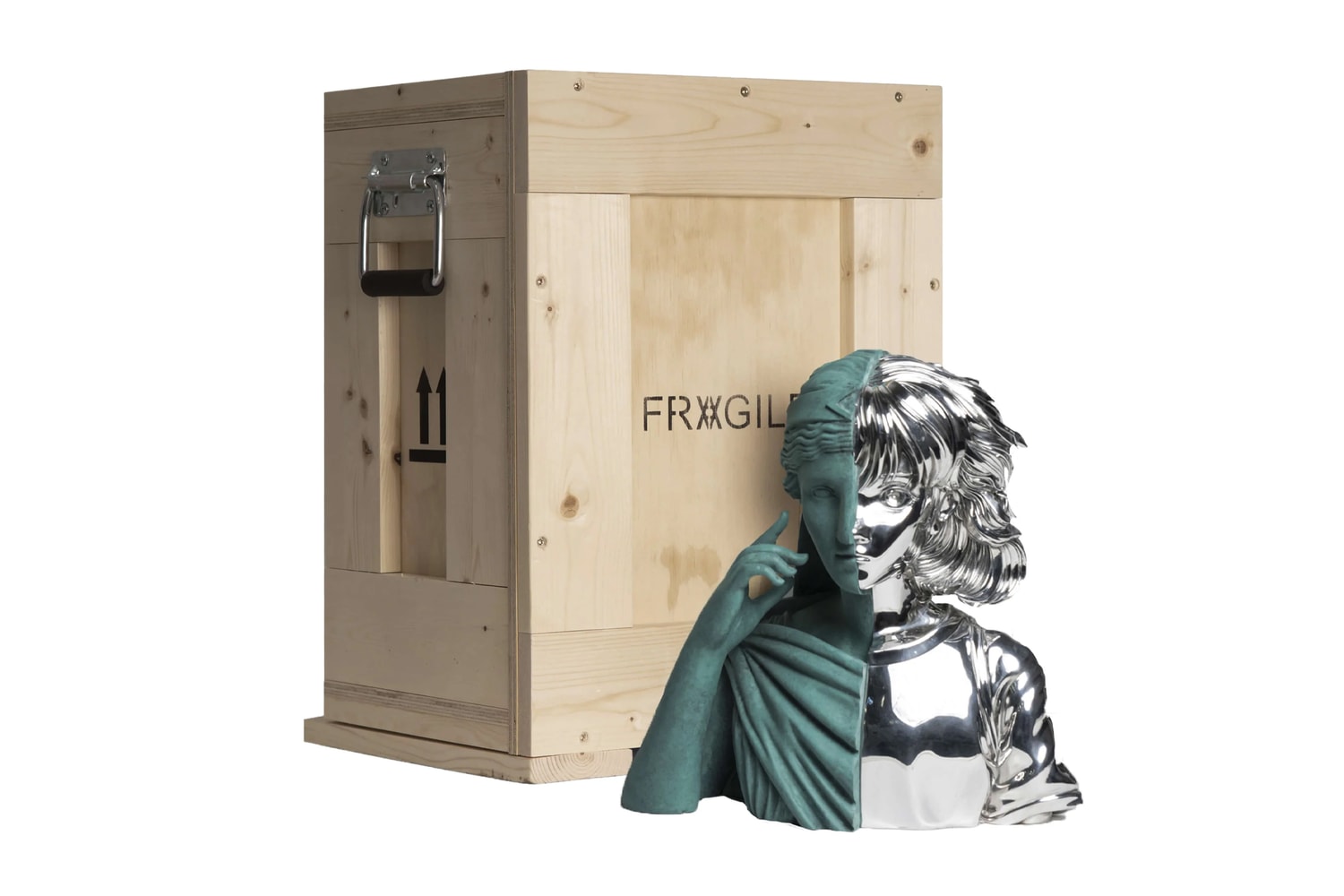 Daniel Arsham Unveils SPLIT BUST Limited Edition Sculpture Art Artworks