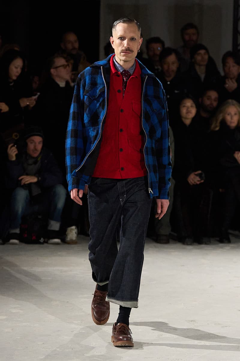 JUNYA WATANABE MAN FW25 Paris Fashion Week Collection runway review new balance levis filson sperrys