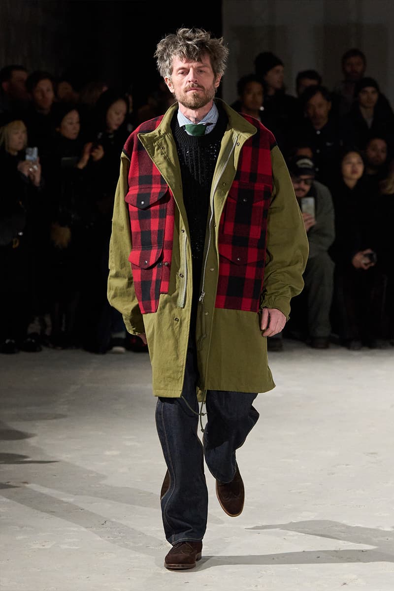 JUNYA WATANABE MAN FW25 Paris Fashion Week Collection runway review new balance levis filson sperrys