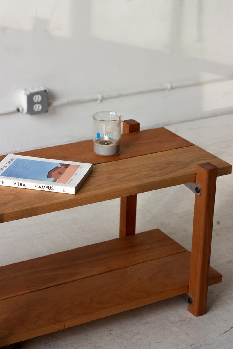 lichen nyc new york city furniture store design incubator cherry wood 2 tier console official release date info photos price store list buying guide