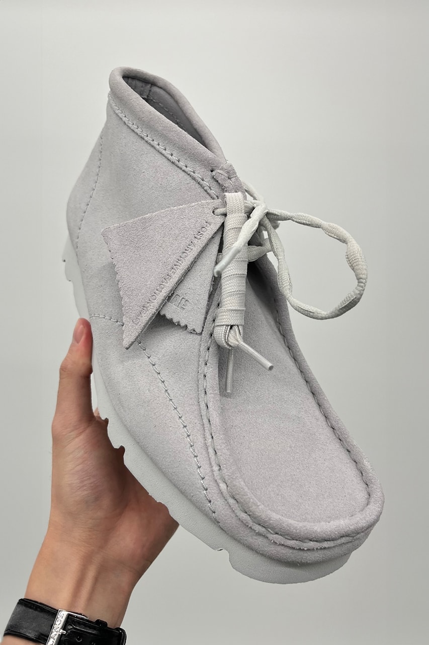 POST ARCHIVE FACTION (PAF) On Cloudmonster 2 Clarks Wallabee Boot suede collaborations info first look previews cloudventure peak