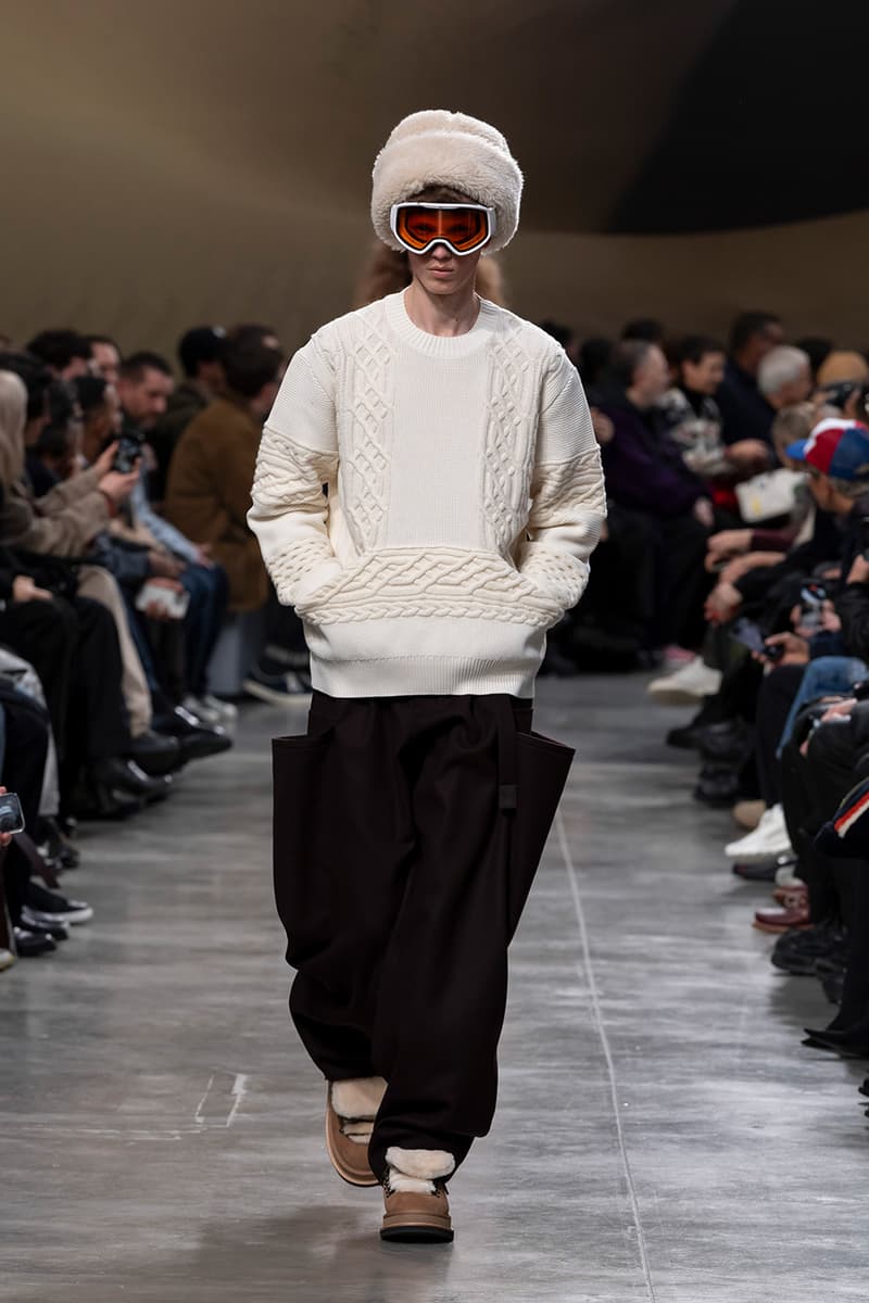 sacai FW25 Paris Fashion Week Collection Carhartt WIP ugg collaboration jm weston collab chitose abe japanese brand bomber jackets where the wild things are