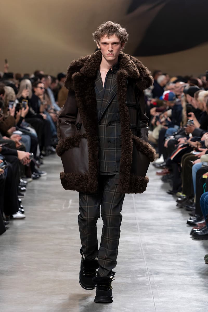 sacai FW25 Paris Fashion Week Collection Carhartt WIP ugg collaboration jm weston collab chitose abe japanese brand bomber jackets where the wild things are