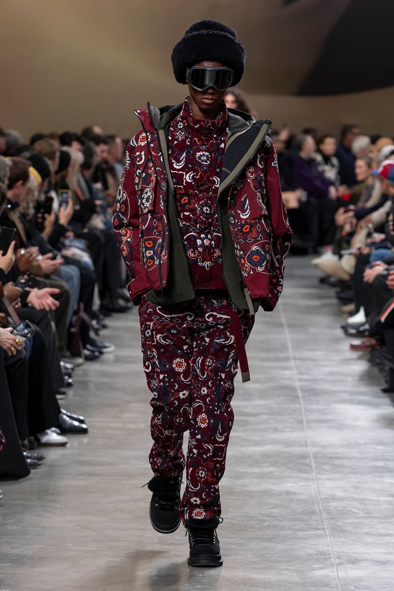 sacai FW25 Paris Fashion Week Collection Carhartt WIP ugg collaboration jm weston collab chitose abe japanese brand bomber jackets where the wild things are