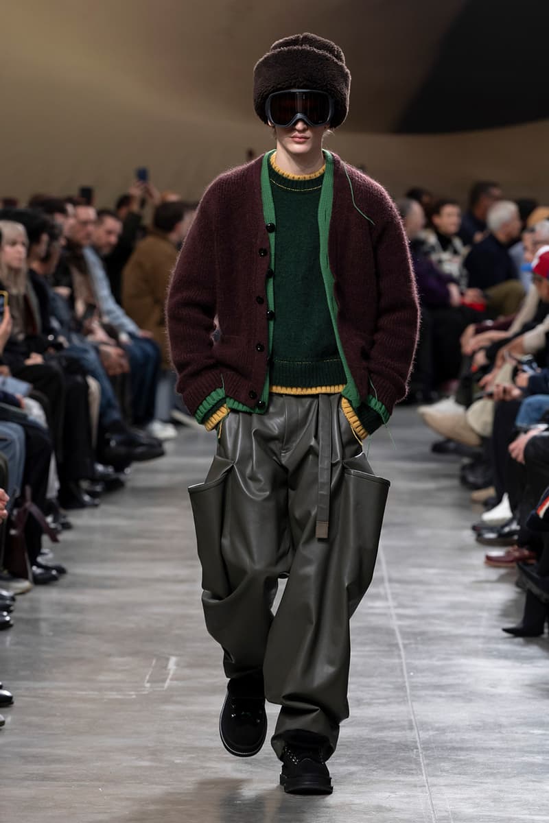 sacai FW25 Paris Fashion Week Collection Carhartt WIP ugg collaboration jm weston collab chitose abe japanese brand bomber jackets where the wild things are