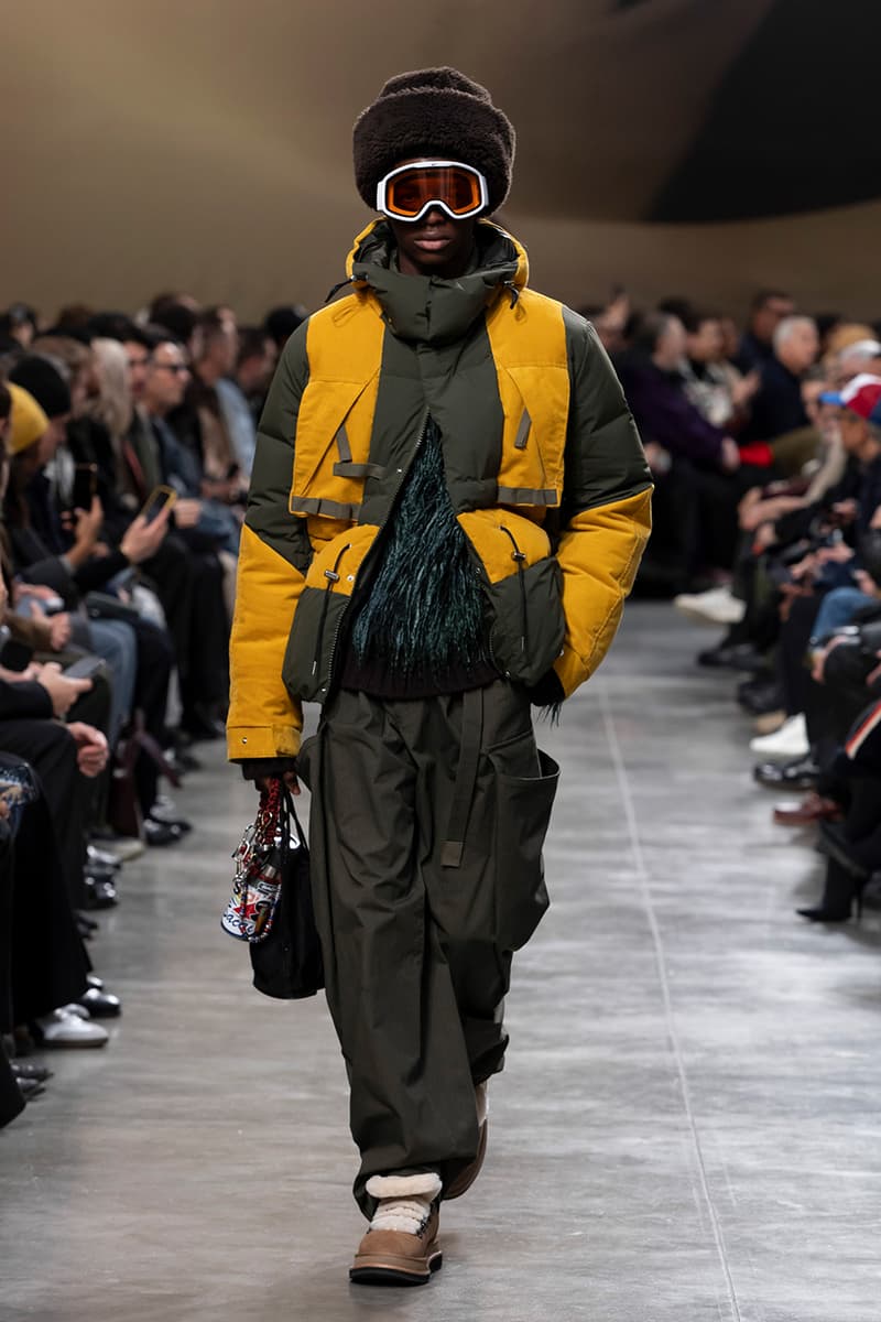 sacai FW25 Paris Fashion Week Collection Carhartt WIP ugg collaboration jm weston collab chitose abe japanese brand bomber jackets where the wild things are