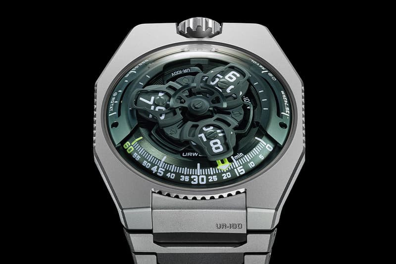 URWERK UR-100V Magic T “Hunter Green” Release Info UR 12.02 self-winding movement Martin Frei Felix Baumgartner