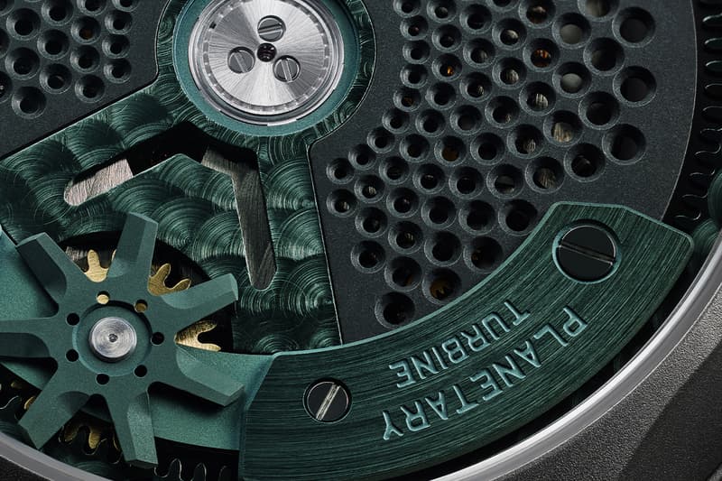 URWERK UR-100V Magic T “Hunter Green” Release Info UR 12.02 self-winding movement Martin Frei Felix Baumgartner