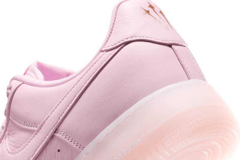 nike air force pink sole