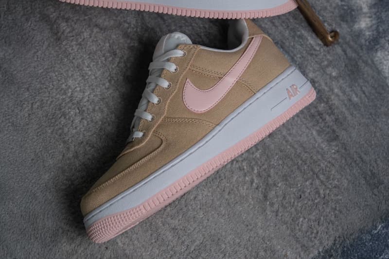 Nike Air Force 1 Low Canvas “Linen” “Linen/White-Atmosphere” HV2021-200 Release Info