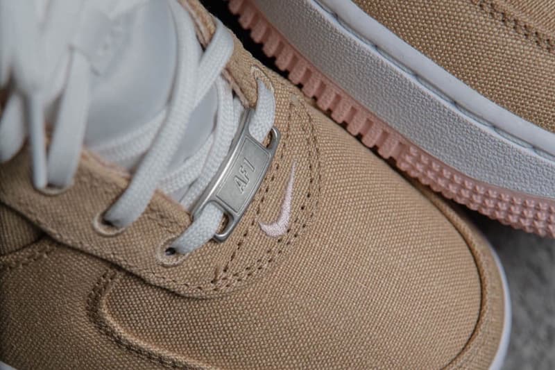 Nike Air Force 1 Low Canvas “Linen” “Linen/White-Atmosphere” HV2021-200 Release Info