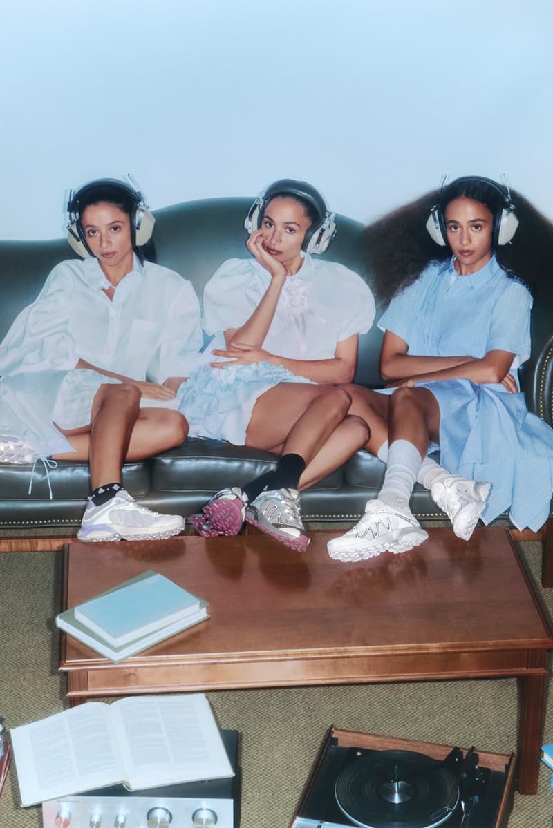 The Gohar Sisters Lead Salomon's Latest XT-Whisper Campaign release info collab footwear sneaker silhouette laila nadia janna world design collaboration archive colorway Oxford Tan, Black, White, Ashes of Roses