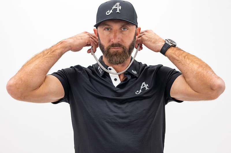 dustin johnson 4aces bear degidio liv golf jaxxon santo studio new partnership sponsorship