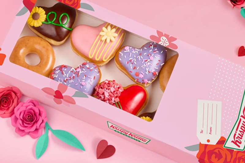 Krispy Kreme Valentines Day Hearts in Bloom Doughnuts Release Info