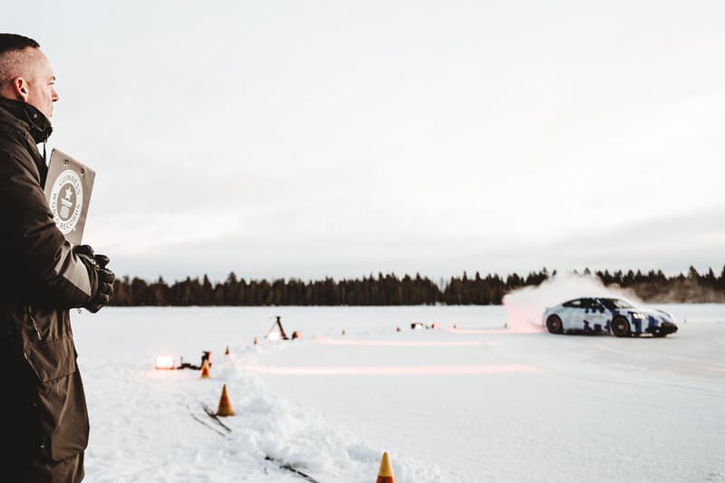 Porsche Taycan GTS Guinness World Record Ice Drift Info