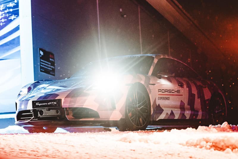 Porsche Taycan GTS Guinness World Record Ice Drift Info