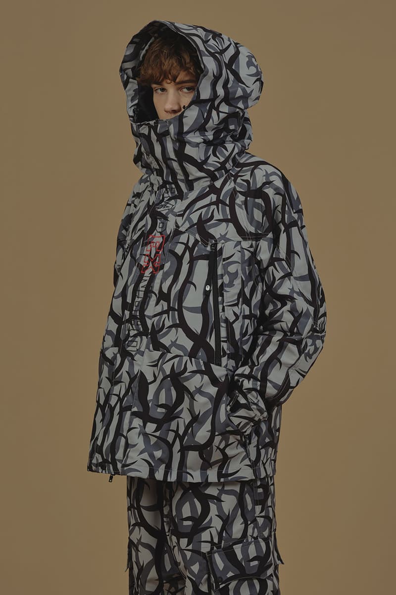 BAPE Joins NEIGHBORHOOD for Cold Weather, Camo-Covered Capsule collab fashion week y-3 yohji yamamoto adidas a bathing ape ceramic accessories apparel release info Shinsuke Takizawa trial colorway jacket snowboard hoodie graphic collaboration