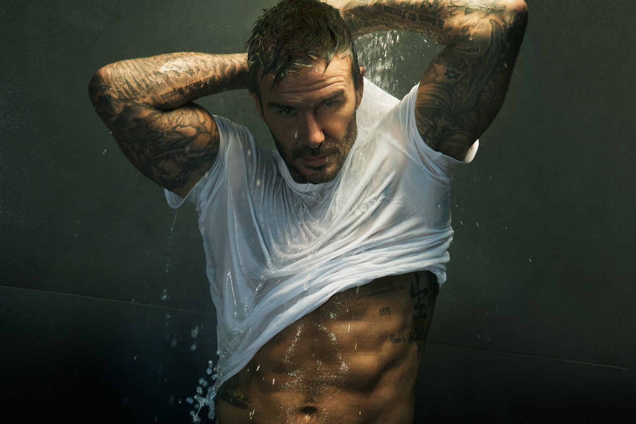 david beckham boss bodywear trunks briefs one collection campaign mert marcus photographers editorial vending machines billboards advert New York