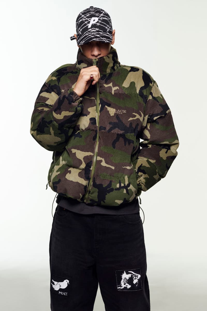 Palace Presents Its Spring 2025 Lookbook collection release info ss25 fall winter real tree camo workwear uk skateboards skateboarding first drop 