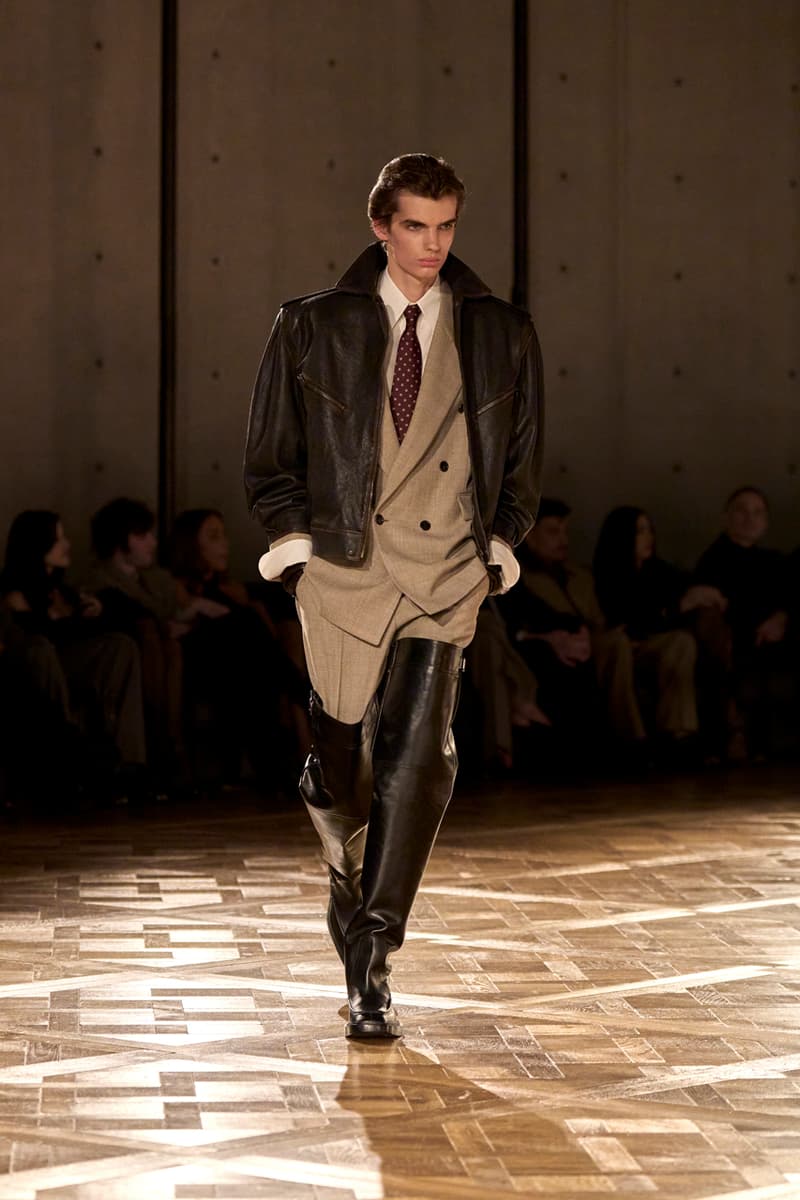 Saint Laurent Fall/Winter 2025 Collection Anthony Vaccarello Menswear Men's Runway