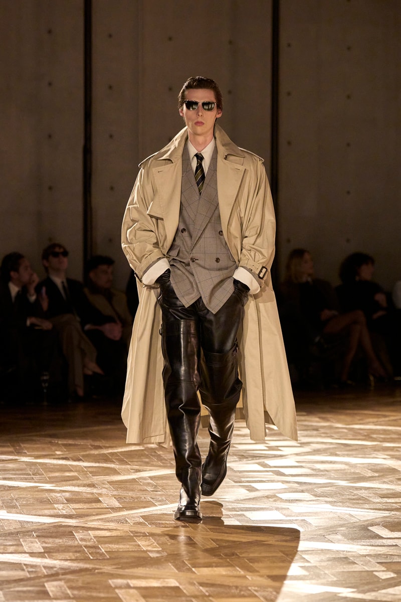 Saint Laurent Fall/Winter 2025 Collection Anthony Vaccarello Menswear Men's Runway