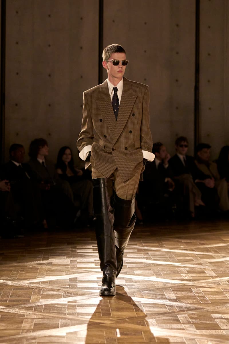 Saint Laurent Fall/Winter 2025 Collection Anthony Vaccarello Menswear Men's Runway