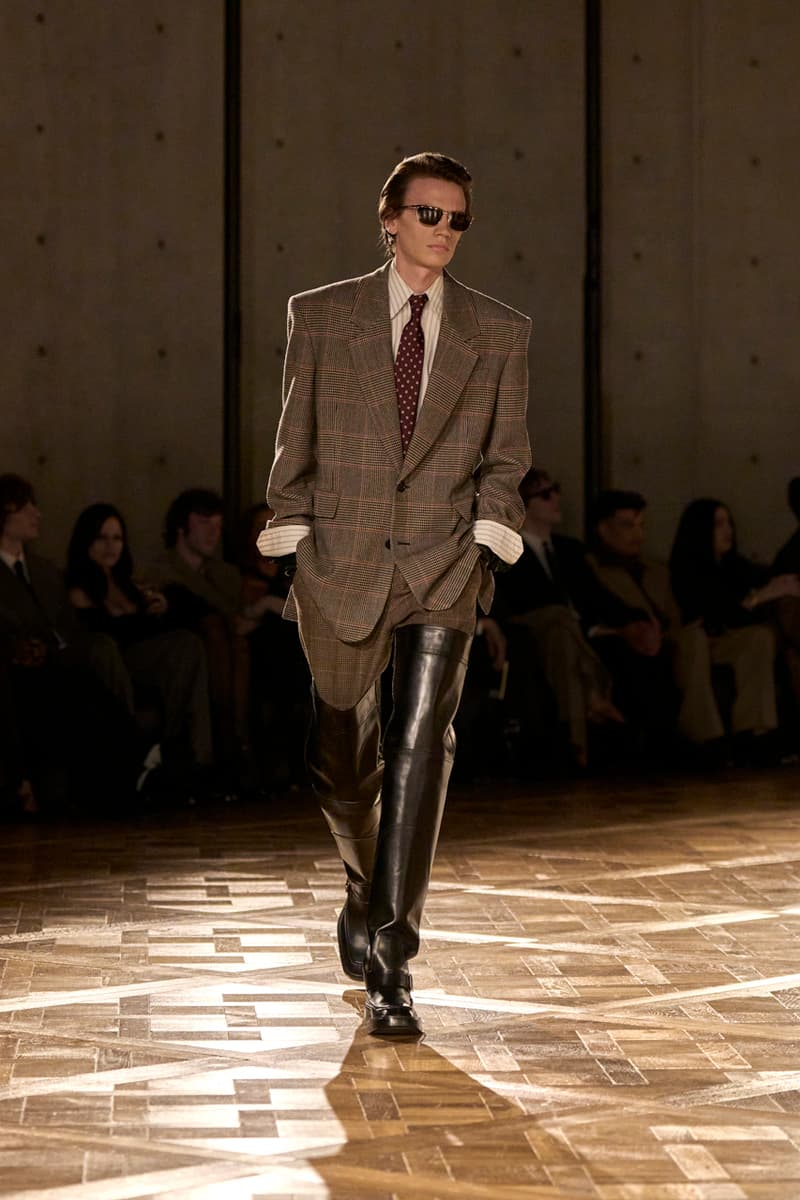 Saint Laurent Fall/Winter 2025 Collection Anthony Vaccarello Menswear Men's Runway