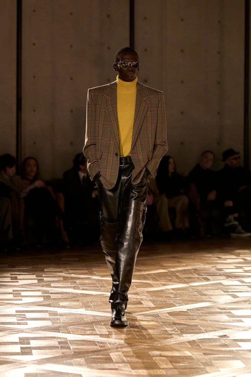 Saint Laurent Fall/Winter 2025 Collection Anthony Vaccarello Menswear Men's Runway