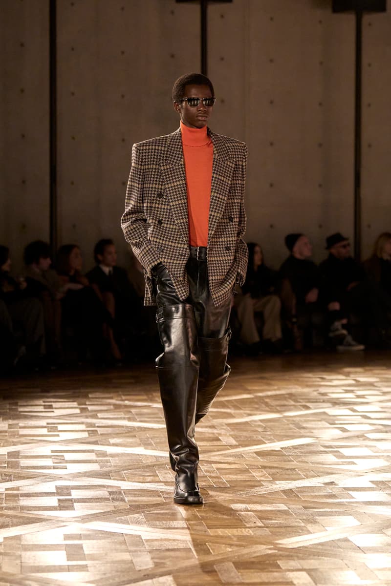 Saint Laurent Fall/Winter 2025 Collection Anthony Vaccarello Menswear Men's Runway