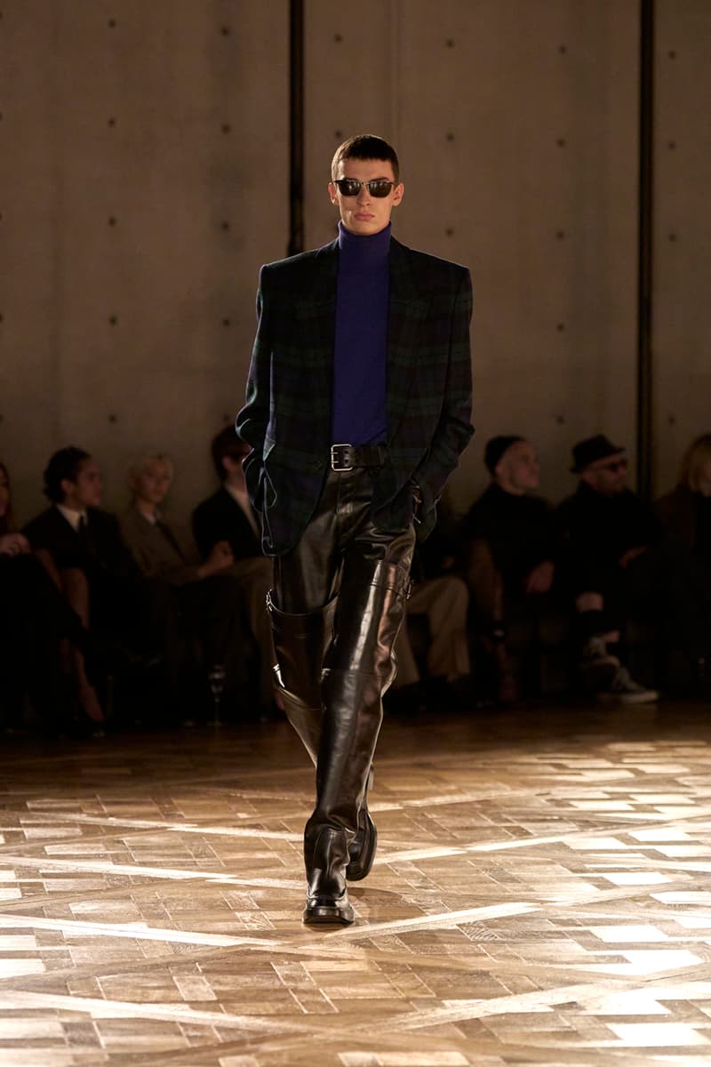 Saint Laurent Fall/Winter 2025 Collection Anthony Vaccarello Menswear Men's Runway